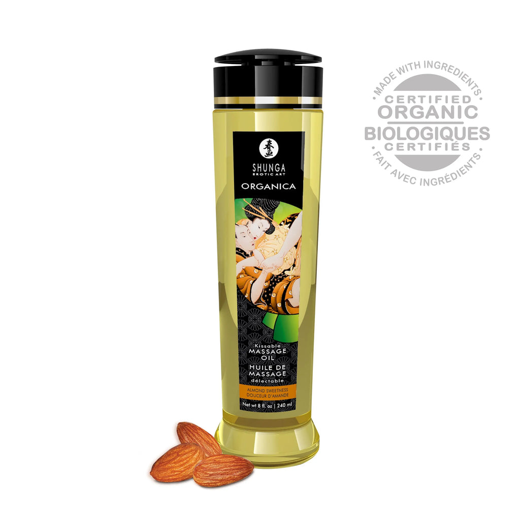 Organica Massage Oils - Almond Sweetness - 8 Fl. Oz. – body-safe materials | Fu'Cha Exotics
