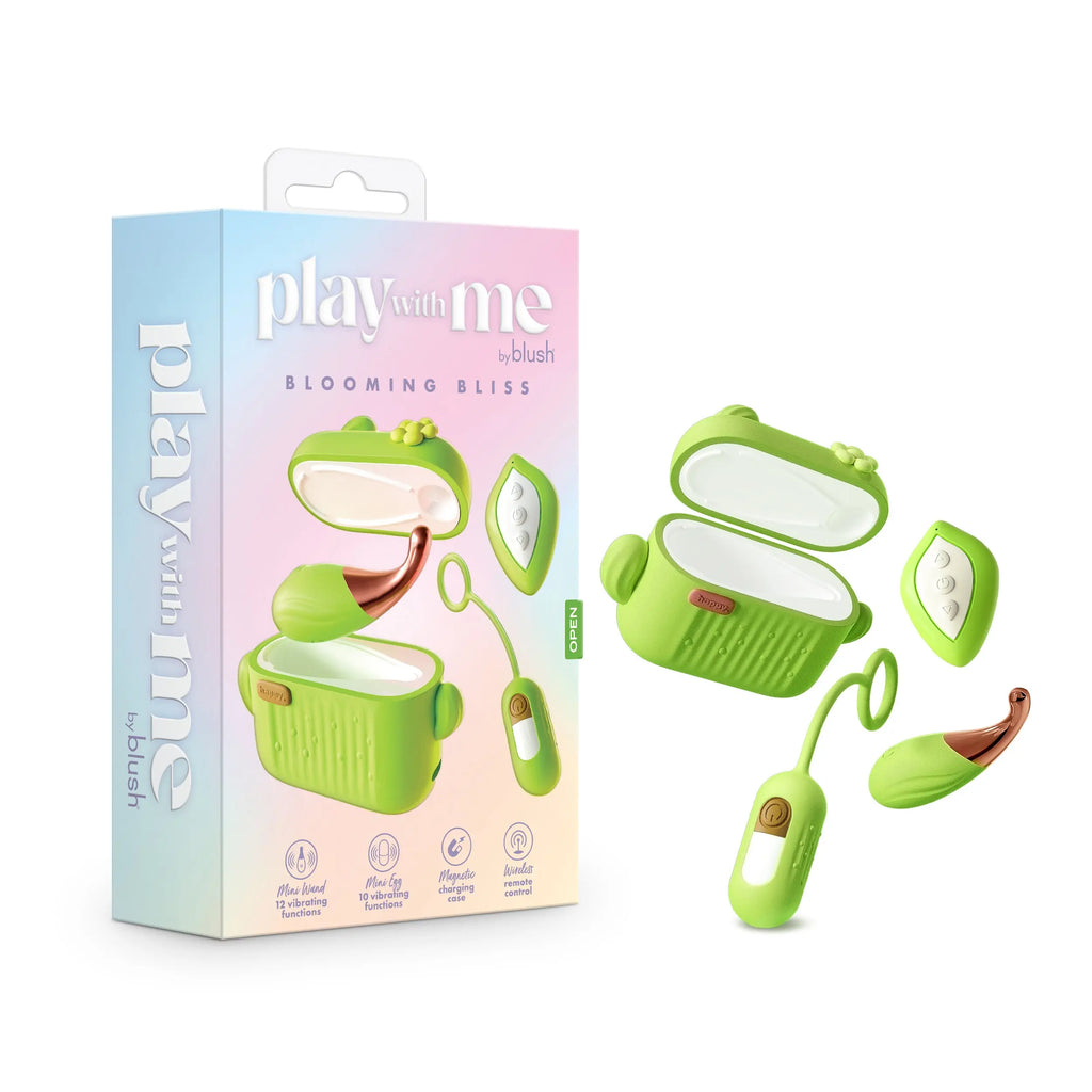 Play With Me - Blooming Bliss - Green – body-safe materials | Fu'Cha Exotics