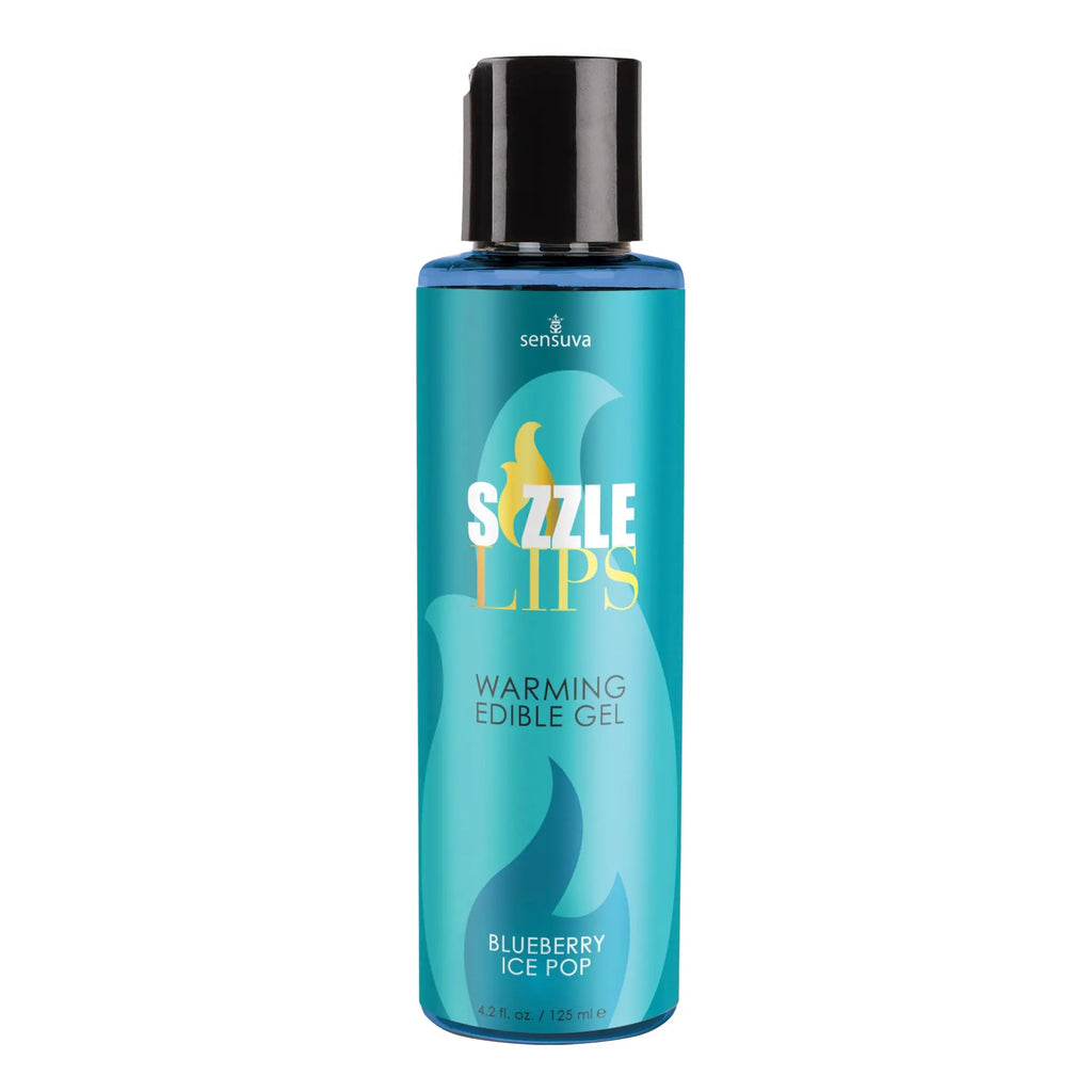 Sizzle Lips - Blueberry Ice Pop - Warming Gel - 4.2 Fl Oz Bottle – body-safe materials | Fu'Cha Exotics