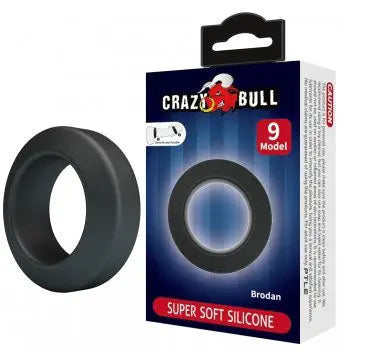 Brodan - Cockring Super Soft Silicone - Black – body-safe silicone fully waterproof | Fu'Cha Exotics
