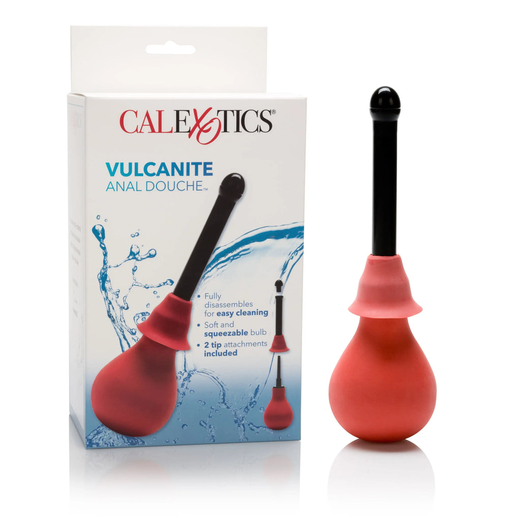 Vulcanite Anal Douche With Attachement – body-safe materials | Fu'Cha Exotics