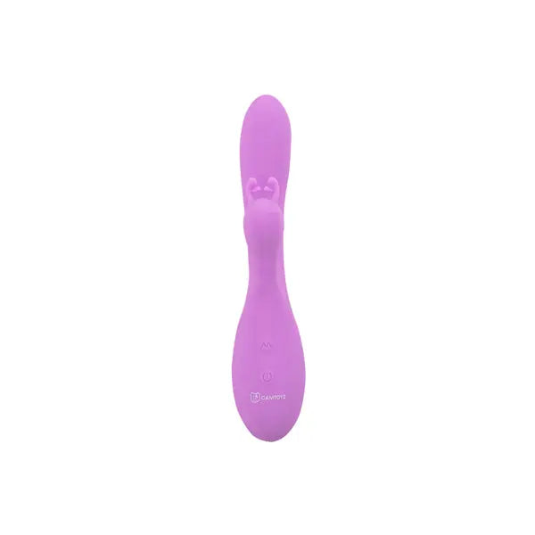 Double Leyla Vibrator - Purple – body-safe materials | Fu'Cha Exotics