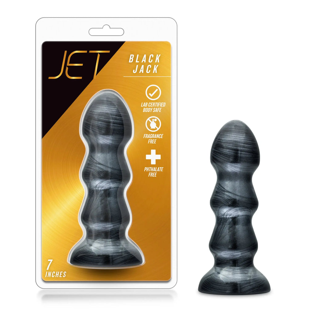 Jet - Black Jack - Carbon Metallic Black – body-safe materials | Fu'Cha Exotics