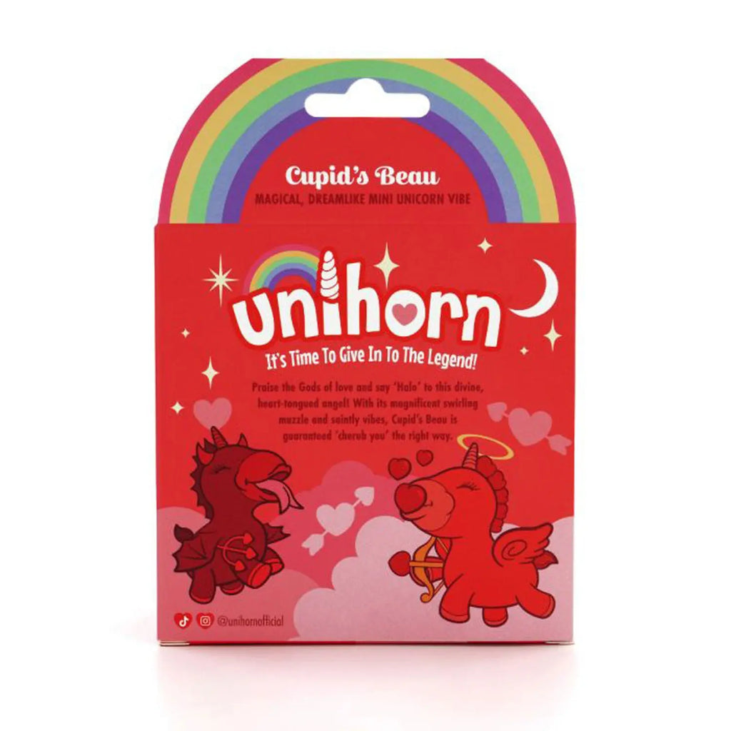 Unihorn - Cupid - the Heart Nosed One - Red – body-safe silicone dual motor | Fu'Cha Exotics