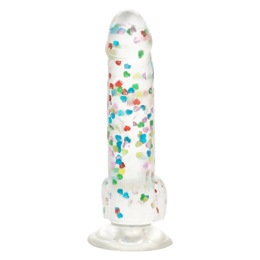 Naughty Bits I Love Dick Heart-Filled Dong – body-safe materials | Fu'Cha Exotics