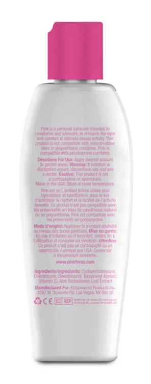 Pink Silicone Lubricant for Women - 4.7 Oz / 140 ml – body-safe silicone | Fu'Cha Exotics
