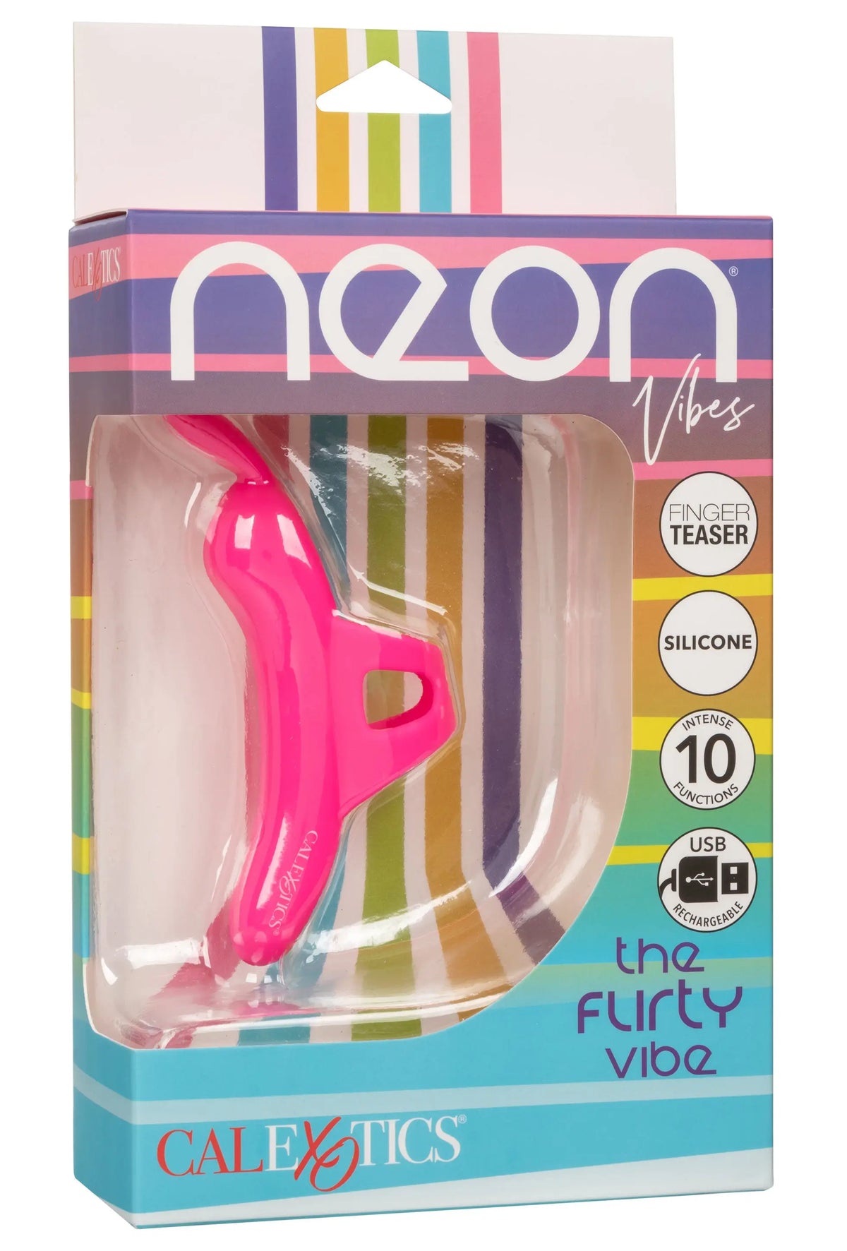 Neon Vibes - the Flirty Vibe - Pink – body-safe materials | Fu'Cha Exotics