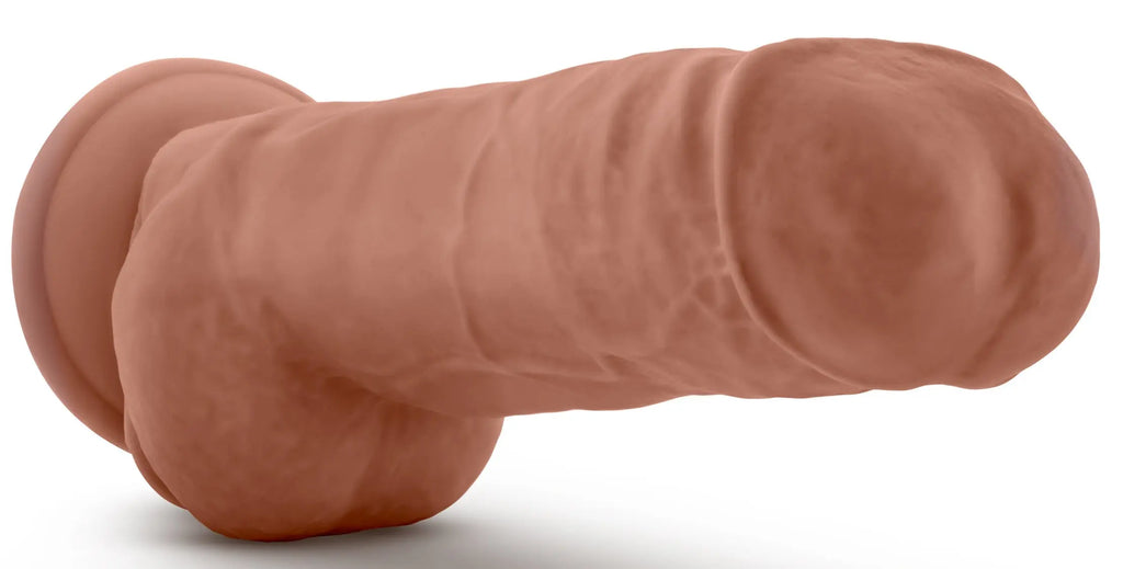 Au Naturel - Big Boy - 10 Inch Dildo - Mocha – body-safe materials | Fu'Cha Exotics