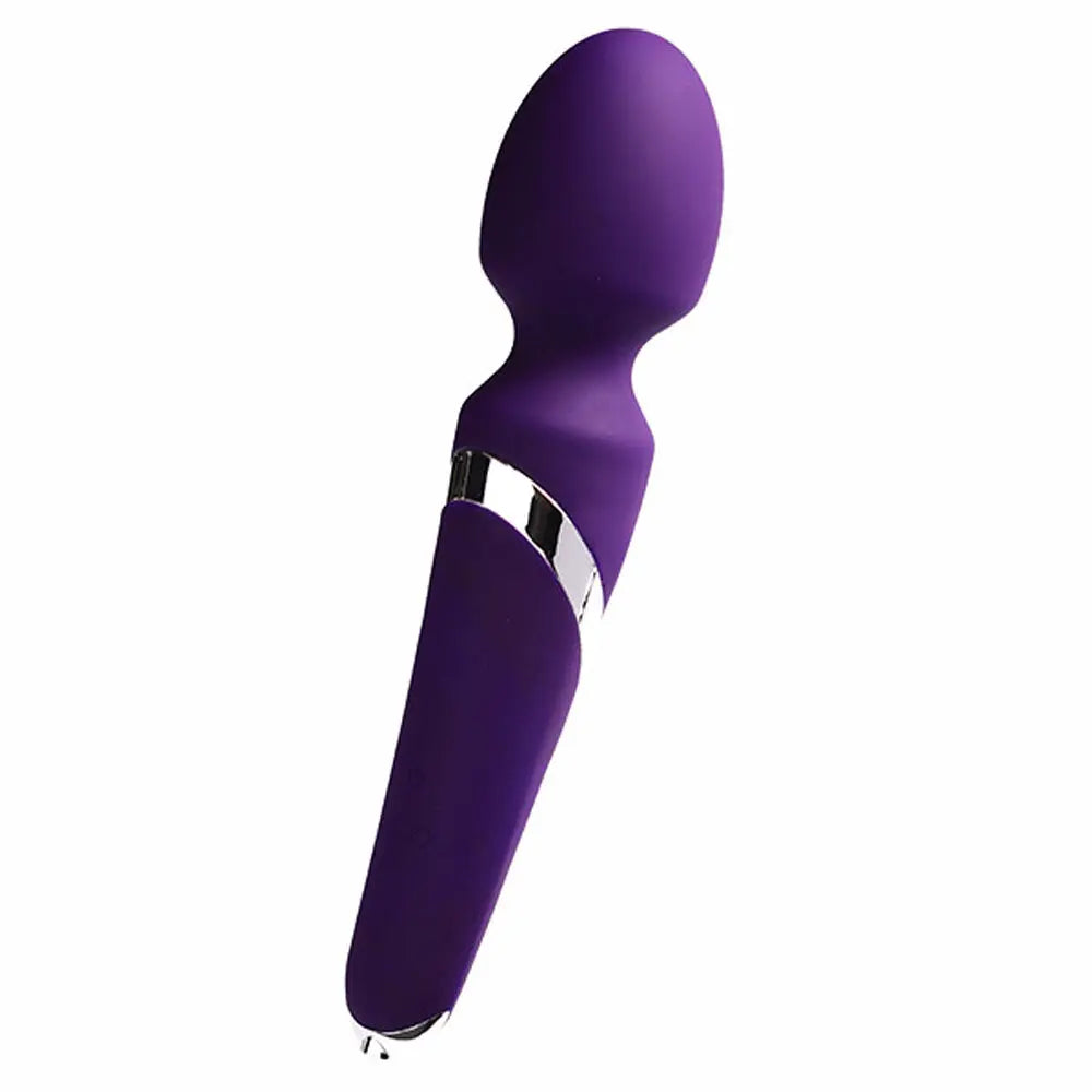 Wanda Rechargeable Wand - Deep Purple – body-safe materials USB-rechargeable | Fu'Cha Exotics