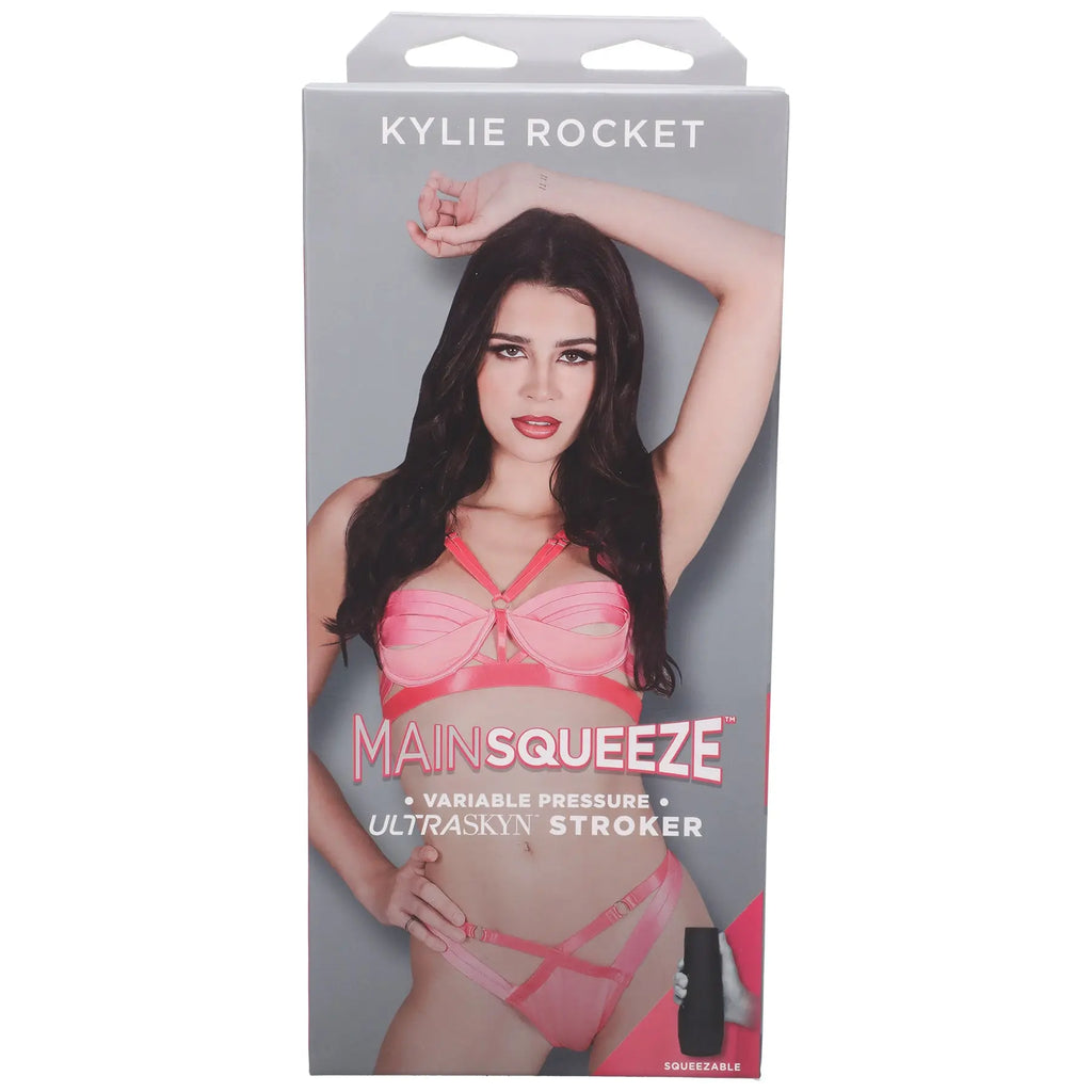 Main Squeeze - Kylie Rocket - Ultraskyn Stroker - Pussy - Vanilla – body-safe materials suction stimulation | Fu'Cha Exotics