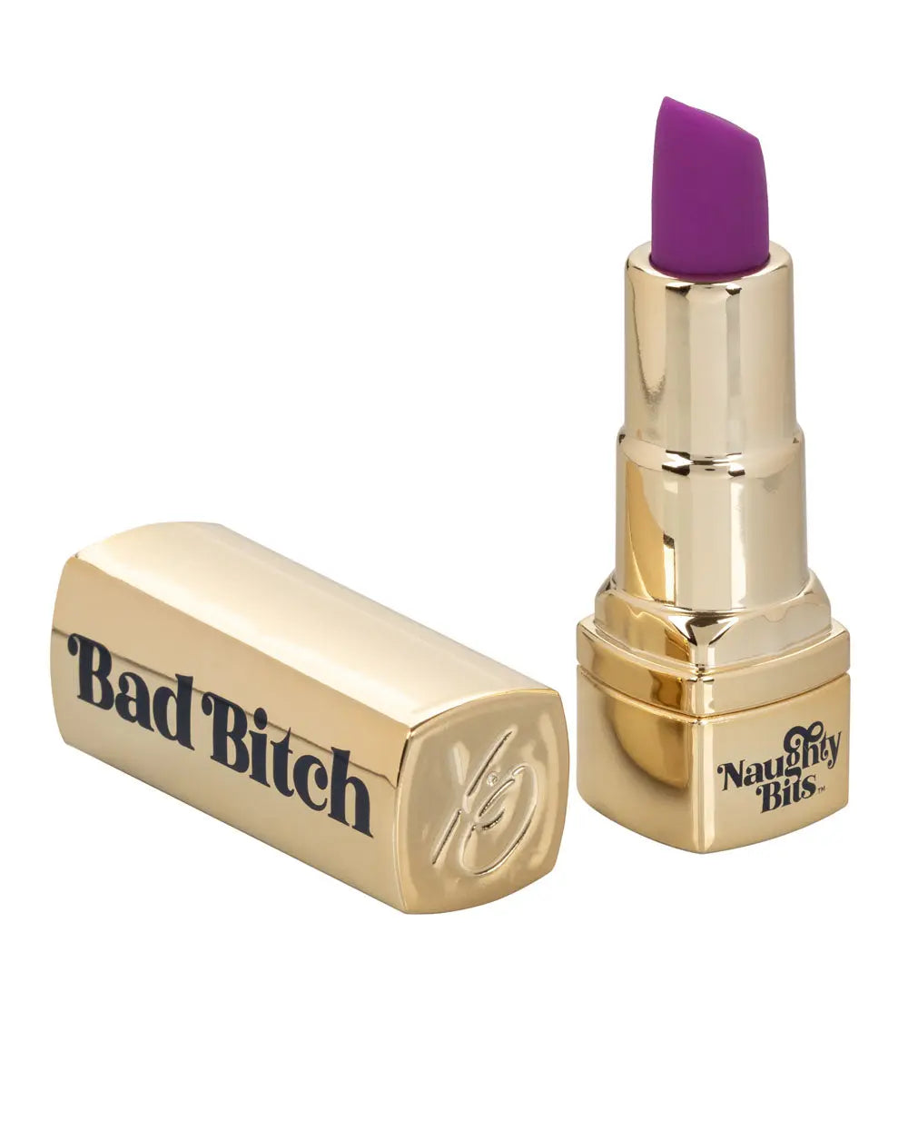 Naughty Bits Bad Bitch Lipstick Vibrator – body-safe silicone | Fu'Cha Exotics