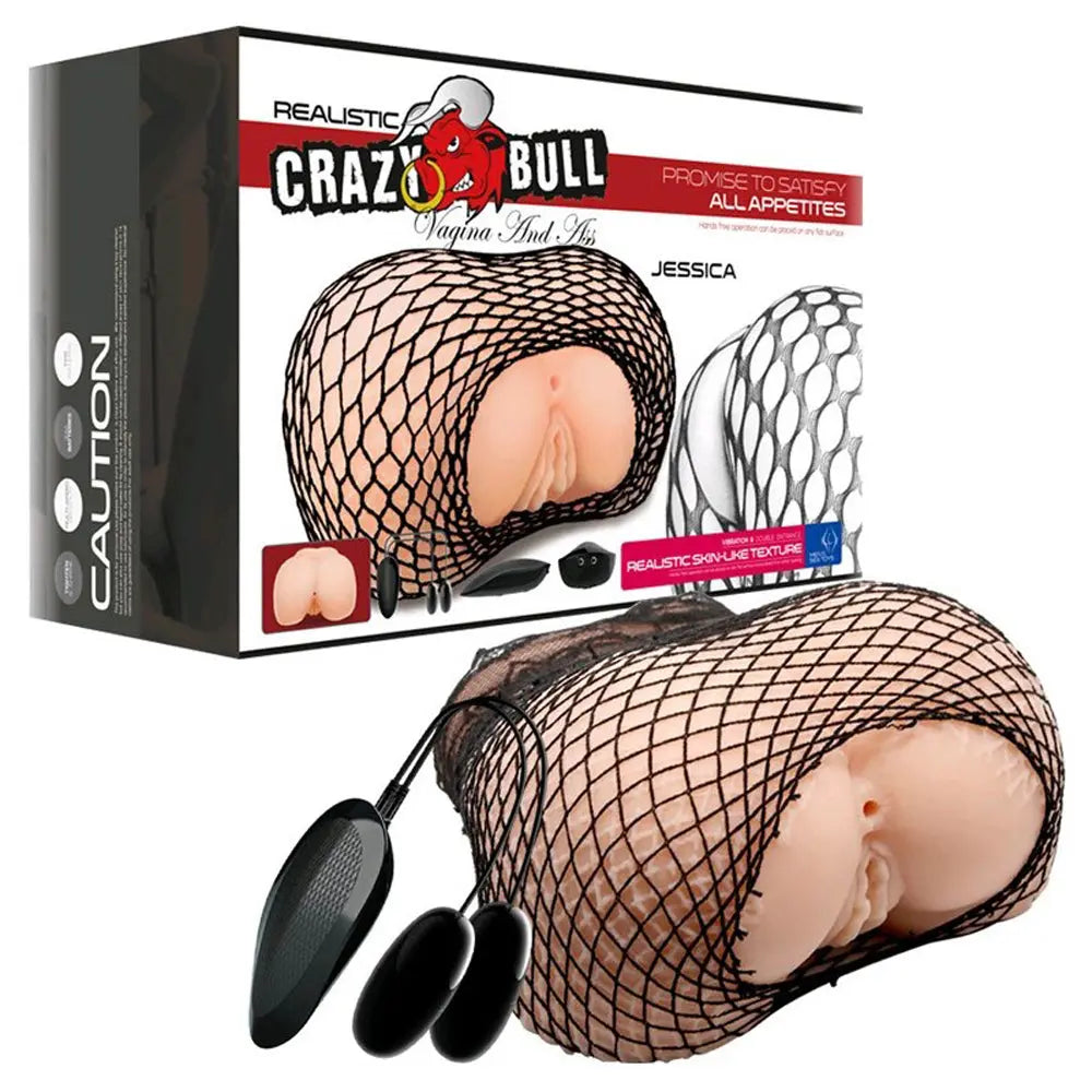 Jessica Vibrating Vagina and Anus – body-safe materials remote controlled | Fu'Cha Exotics