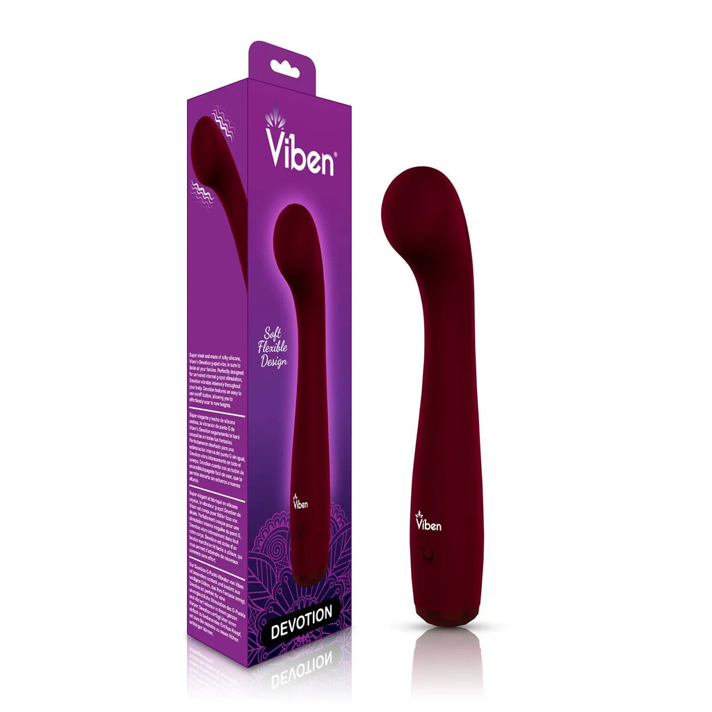 Devotion G-Spot Massager - Ruby – body-safe materials | Fu'Cha Exotics