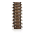 Cylindrical hand stroker sleeve with ribbed nubs and open ends