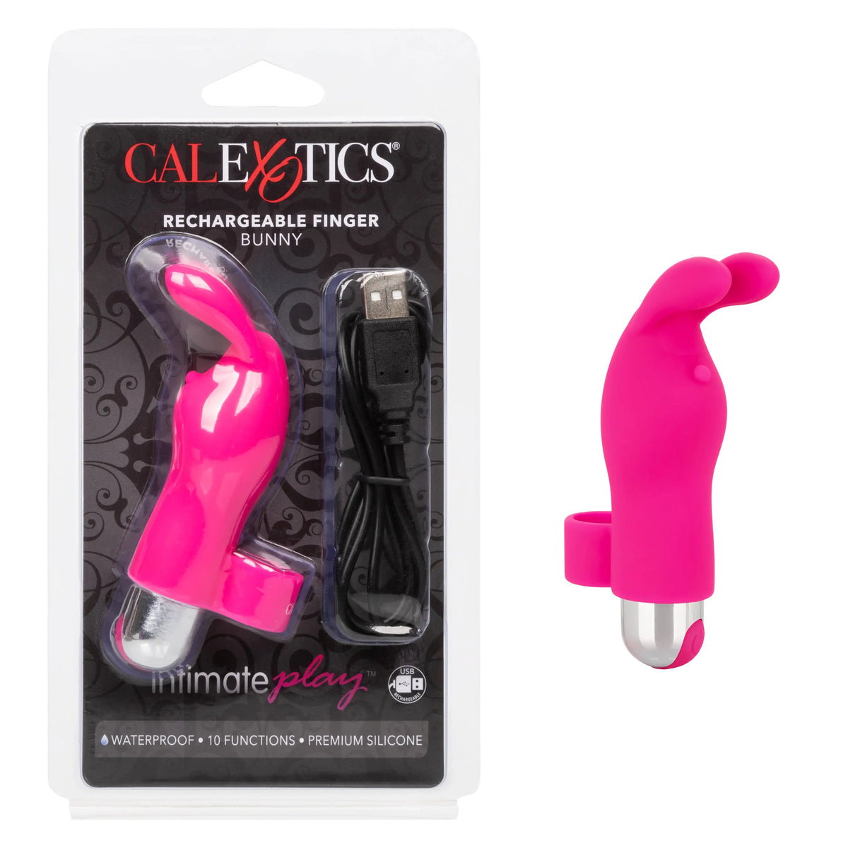 Intimate Play Rechargeable Finger Bunny – body-safe materials | Fu'Cha Exotics