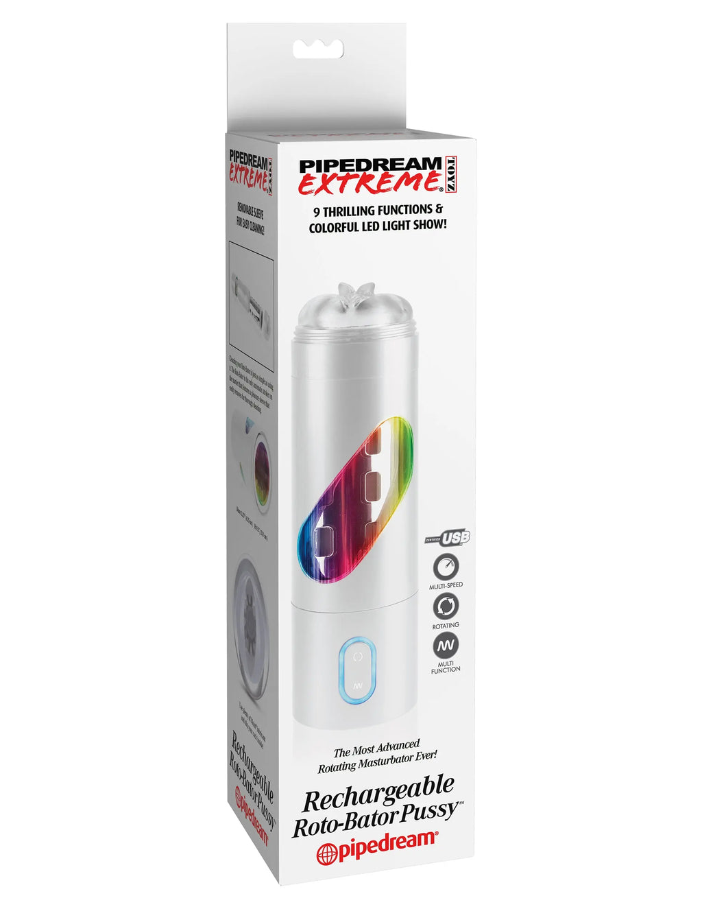 Pdx Rechargeable Roto Bator Pussy – body-safe materials USB-rechargeable | Fu'Cha Exotics