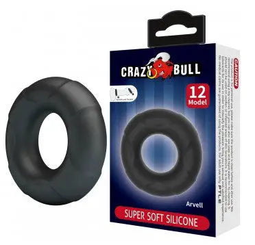 Arvell - Cockring Super Soft Silicone - Black – body-safe silicone fully waterproof | Fu'Cha Exotics