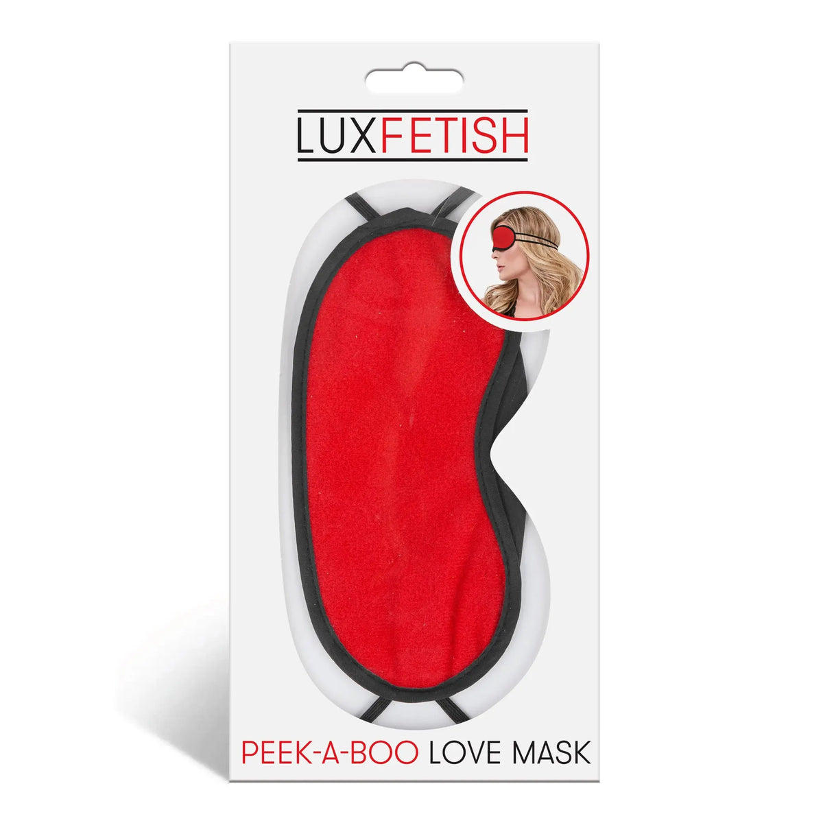 Peek-a-Boo Love Mask - Red – body-safe materials | Fu'Cha Exotics