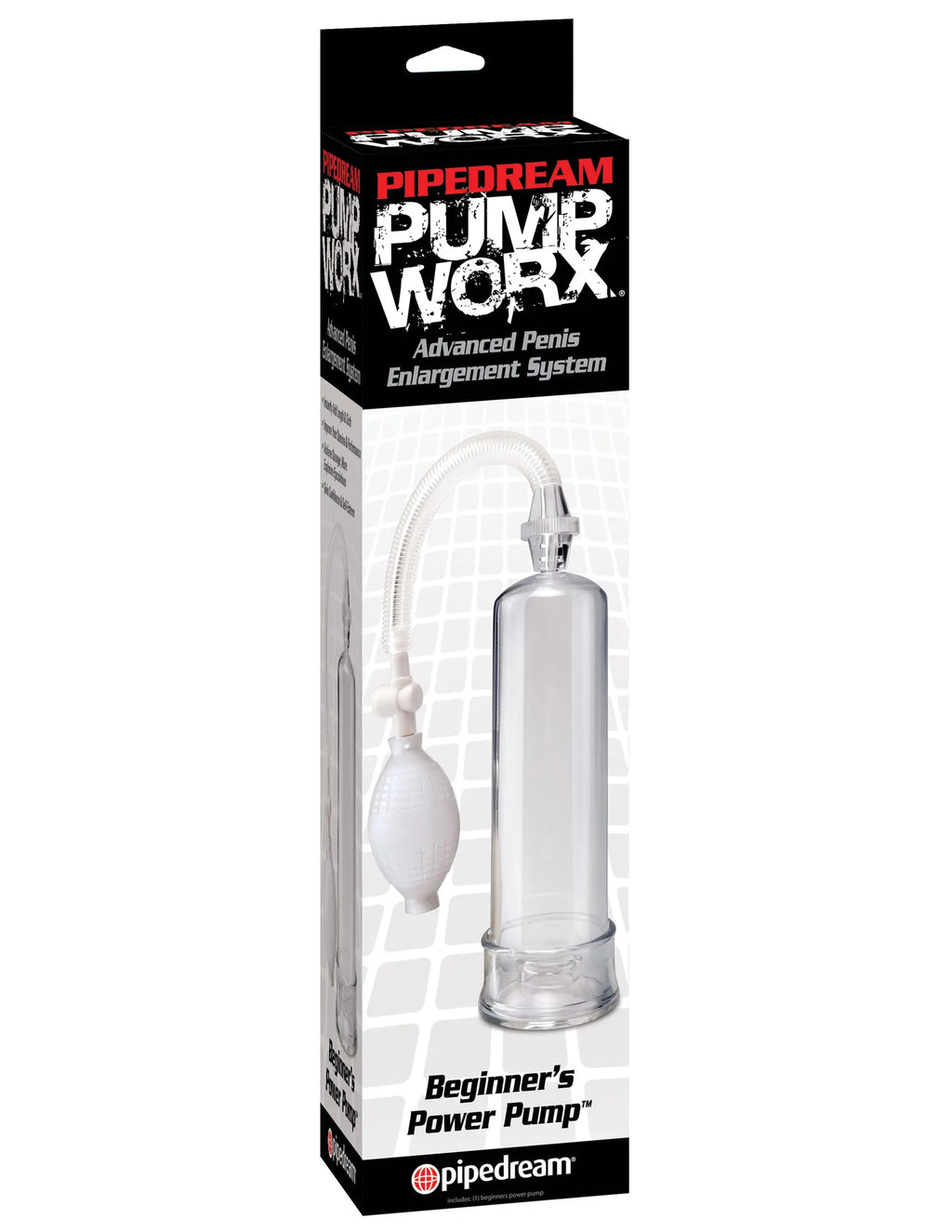 Pump Worx Beginners Power Pump - Clear – body-safe materials | Fu'Cha Exotics