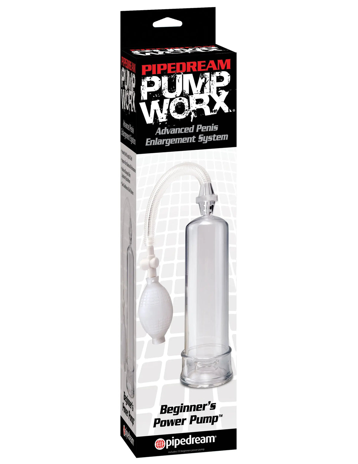 Pump Worx Beginners Power Pump - Clear – body-safe materials | Fu'Cha Exotics