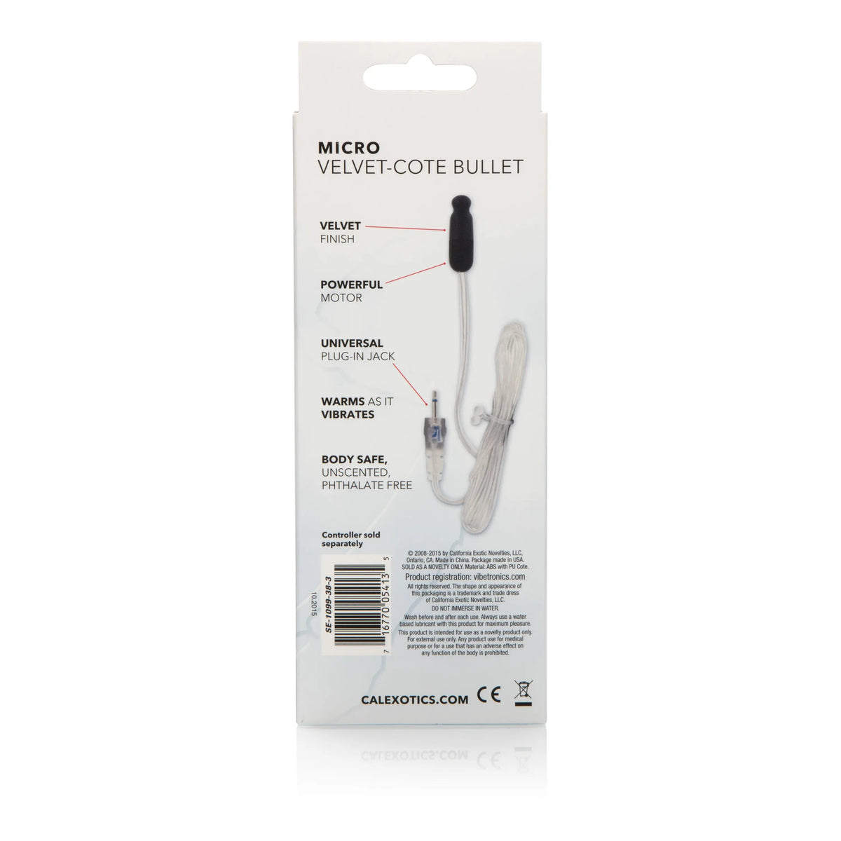 Sterling Collection Micro Velvet-Cote Bullet – body-safe materials | Fu'Cha Exotics
