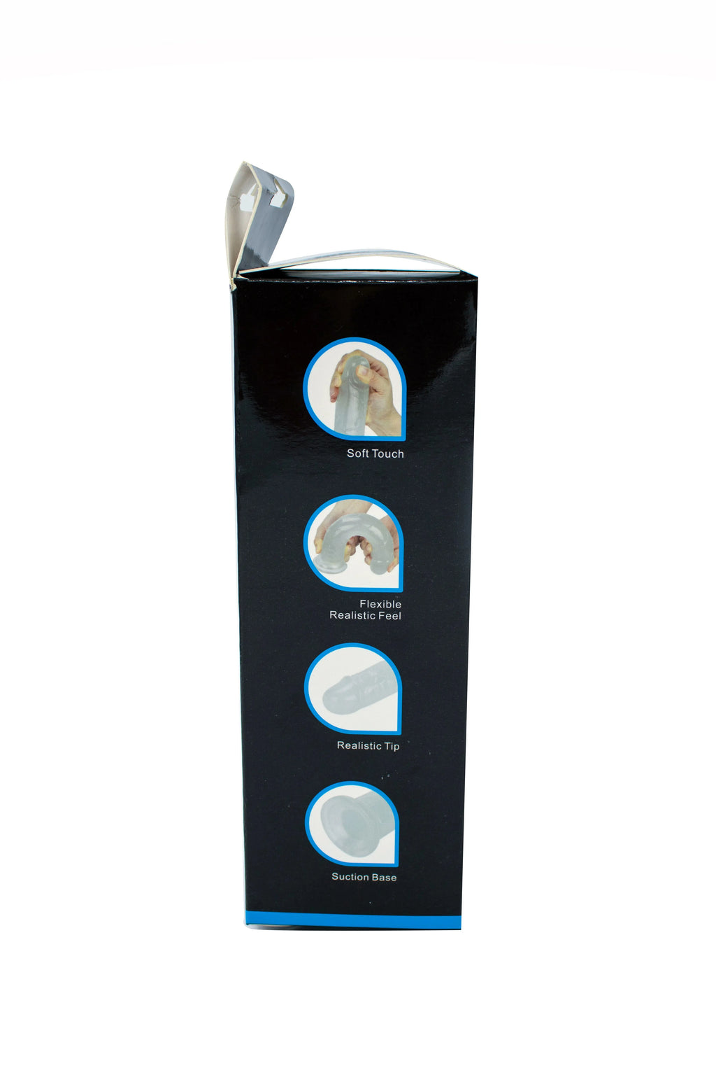 Glow-in-the-Dark Periwinkle Peen Dildo 8.5" – latex-free fully waterproof | Fu'Cha Exotics