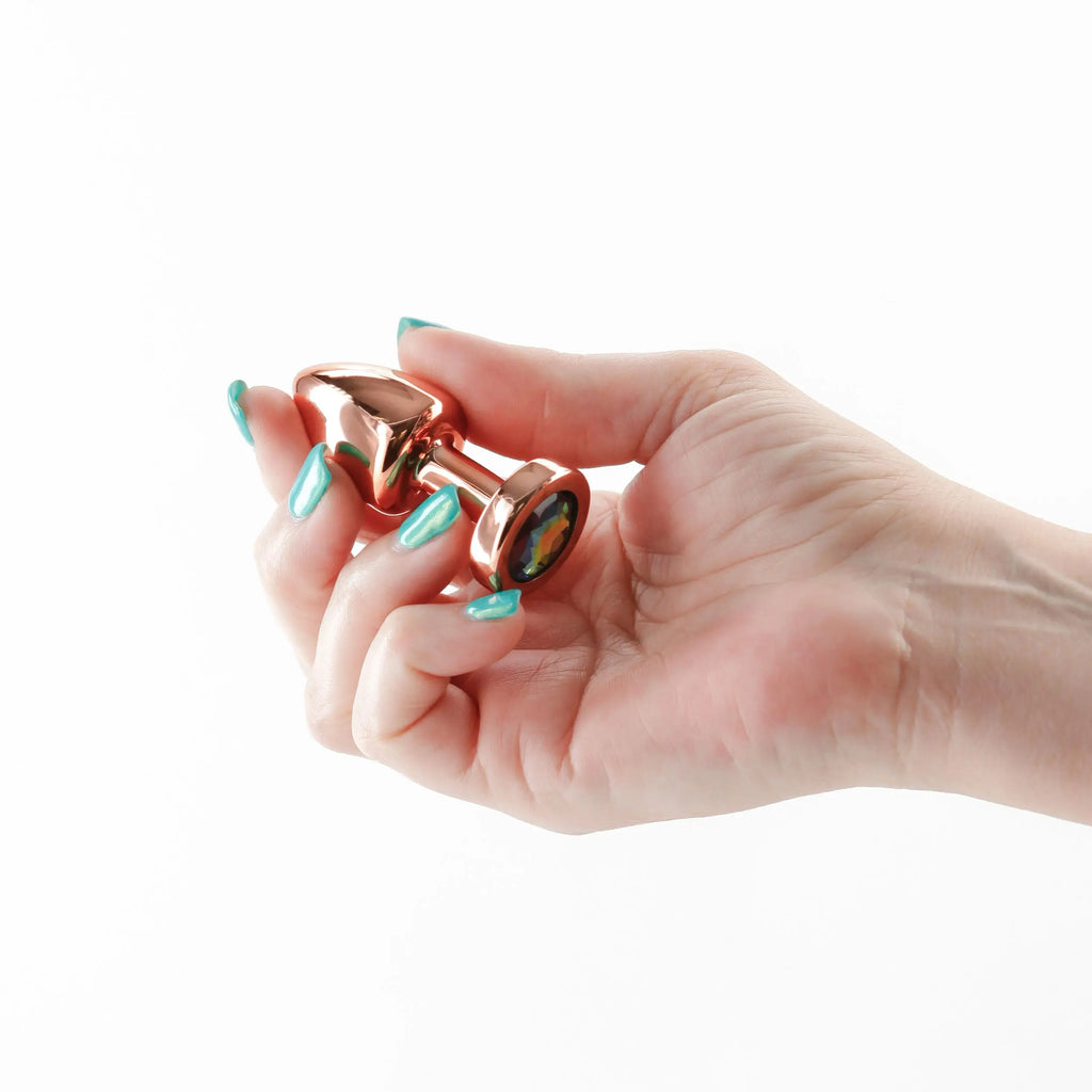 Rear Assets - Petite - Rose Gold/rainbow – body-safe materials | Fu'Cha Exotics