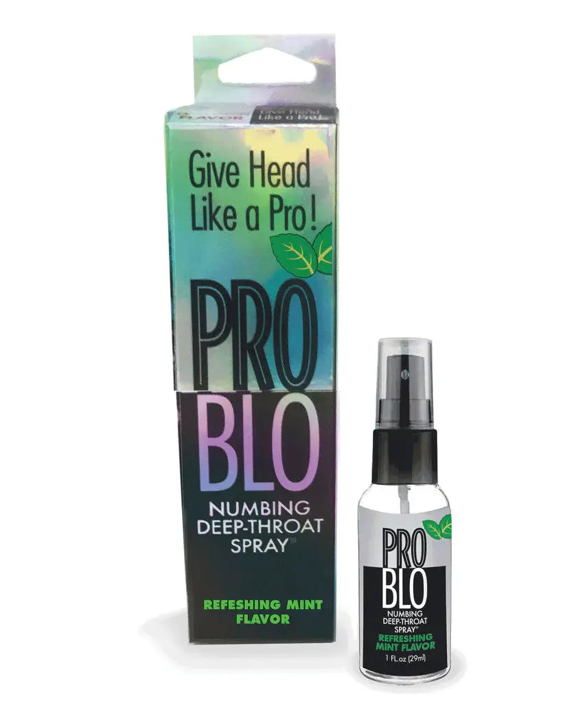 Problo Numbing Deep Throat Spray - Refreshing Mint - 1 Fl. Oz. – body-safe materials | Fu'Cha Exotics