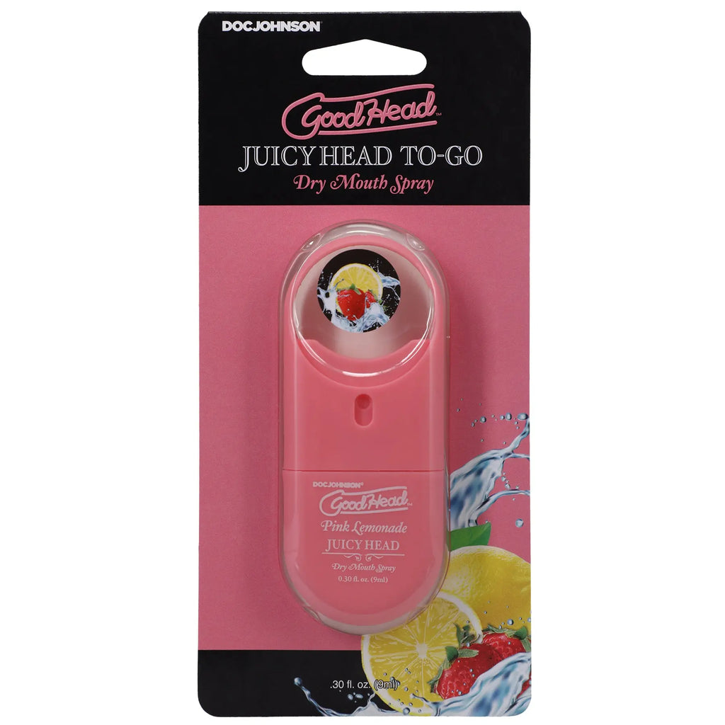 Goodhead - Juicy Head Dry Mouth Spray to-Go .30 Fl - Pink Lemonade – body-safe materials | Fu'Cha Exotics