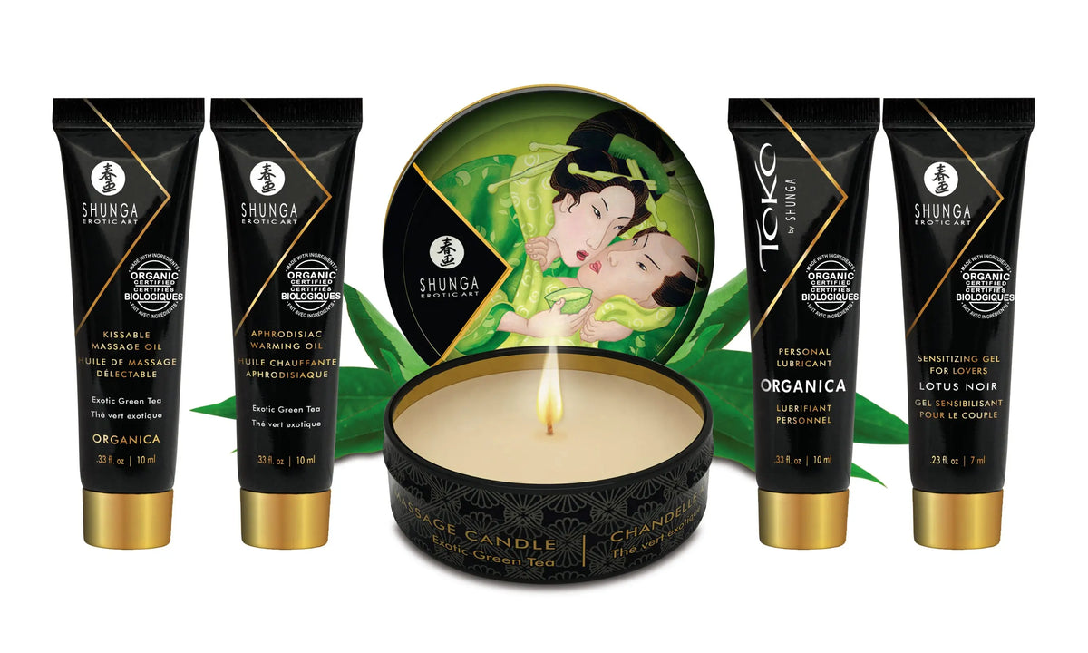 Geisha's Secrets Gift Set - Organica - Exotic Green Tea – body-safe materials | Fu'Cha Exotics
