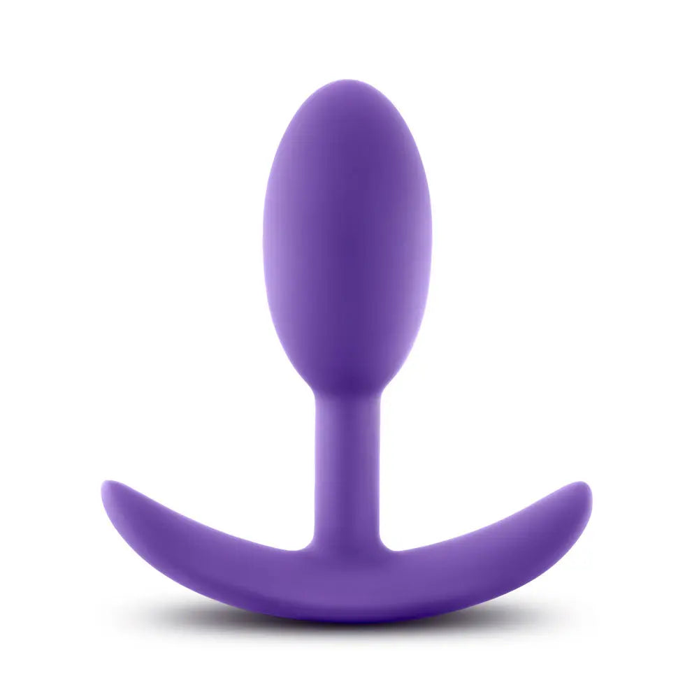 Luxe - Wearable Vibra Slim Plug - Small - Purple – body-safe silicone | Fu'Cha Exotics