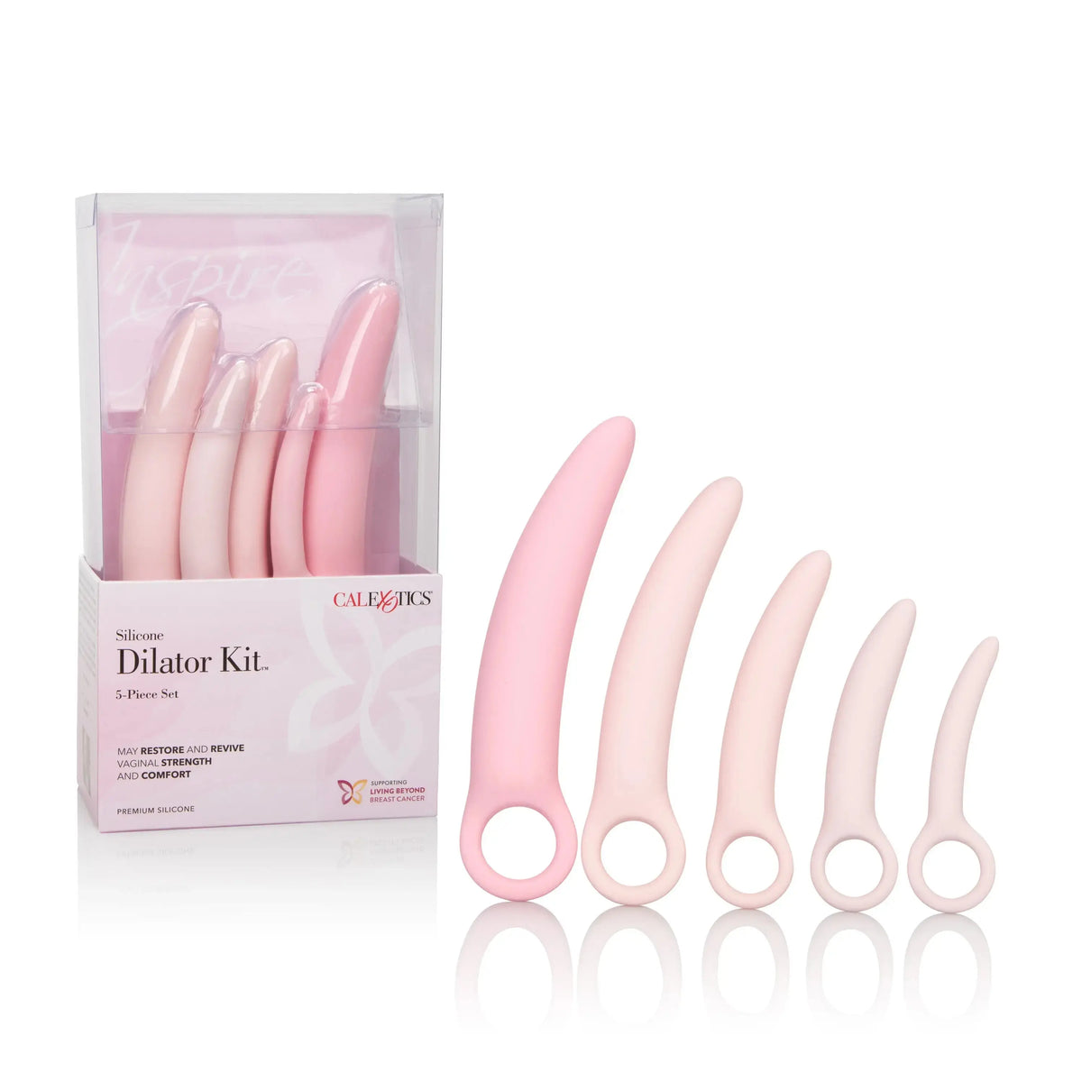 Inspire Silicone Dilator Kit - 5 Piece Set – body-safe silicone | Fu'Cha Exotics