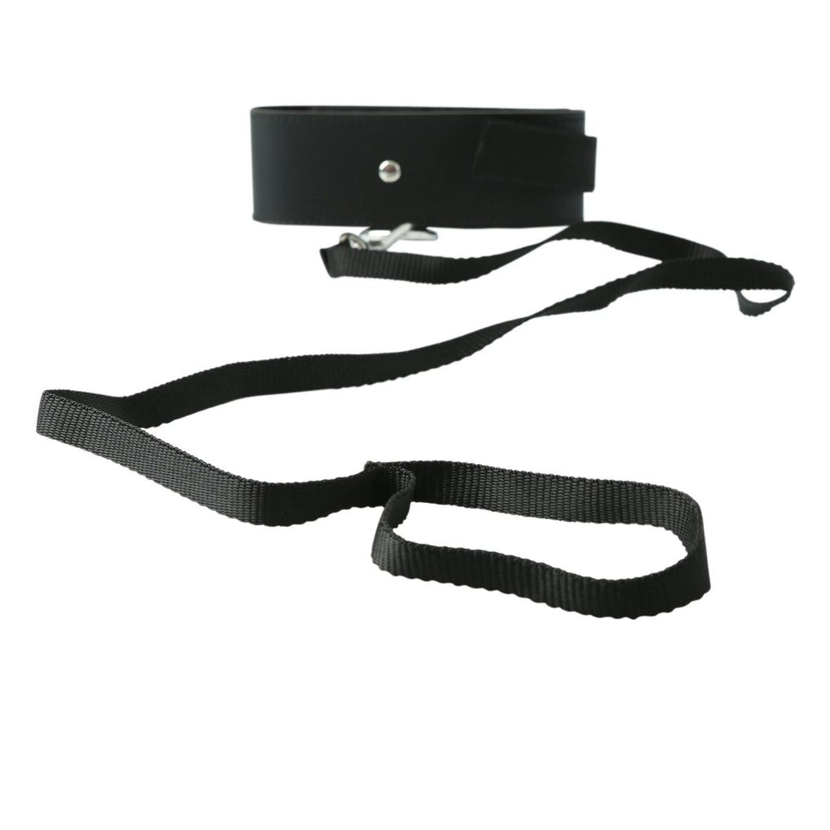 Sex and Mischief Leash and Collar - Black – body-safe materials | Fu'Cha Exotics
