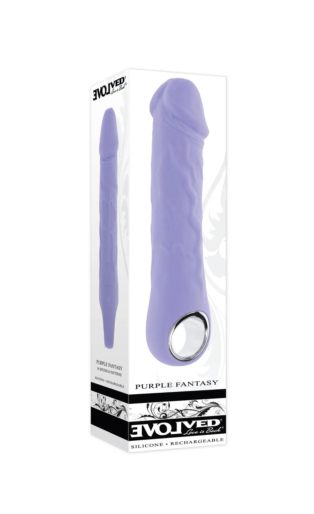 Purple Fantasy Vibrator – body-safe silicone USB-rechargeable | Fu'Cha Exotics