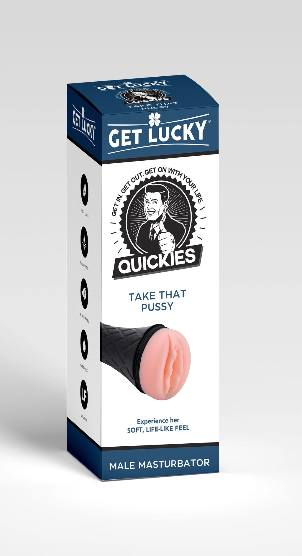 Quickies Take That Pussy Masturbator – body-safe materials suction stimulation | Fu'Cha Exotics