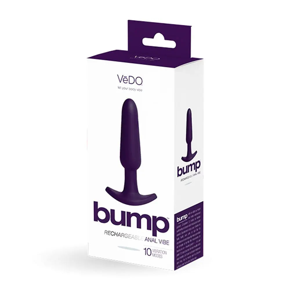 Bump Rechargeable Anal Vibe - Purple – body-safe materials USB-rechargeable | Fu'Cha Exotics