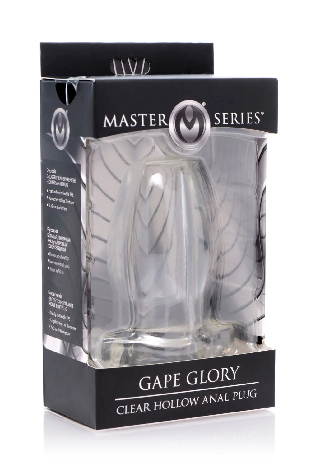 Peephole Clear Hollow Anal Plug - Small – body-safe materials | Fu'Cha Exotics