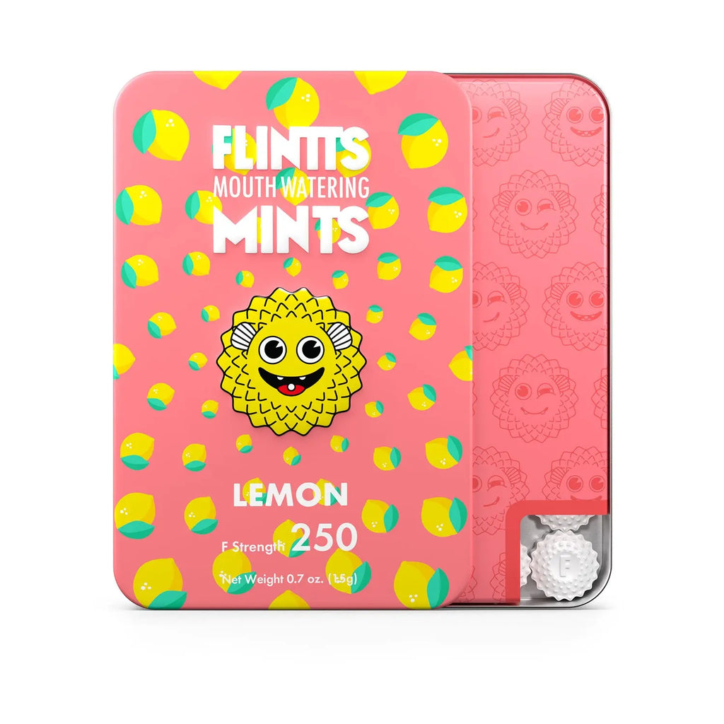 Flintts Mouth Watering Mints Lemon - F-Strength 250 – body-safe materials | Fu'Cha Exotics