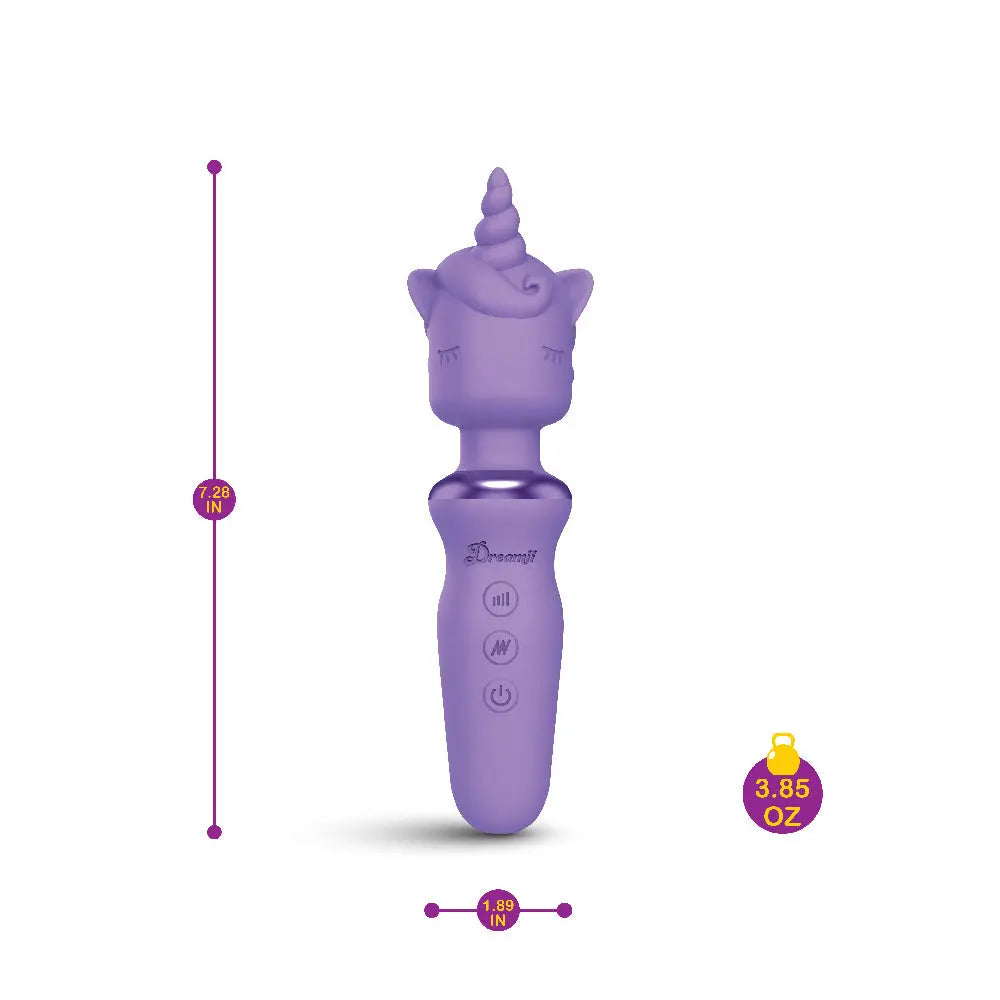 Dreamii Wand Powerful Unicorn Wand - Lilac Whirl – body-safe materials | Fu'Cha Exotics