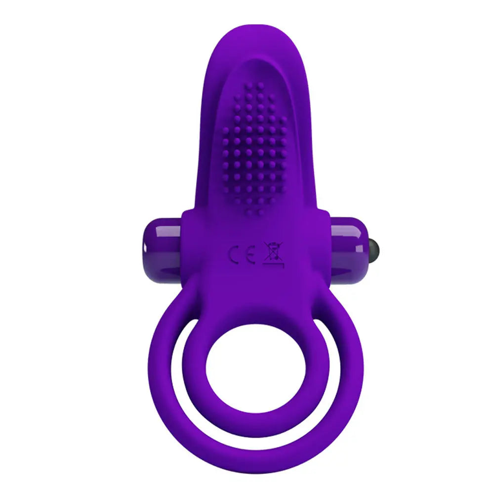 Pretty Love Vibrant Penis Ring - Purple – body-safe materials | Fu'Cha Exotics