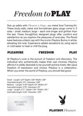 Playboy Pleasure - Pleasure 3 Ways - Butt Plug - Hematite