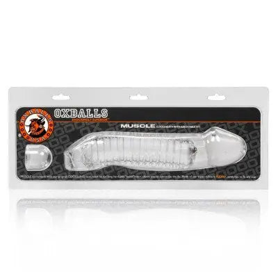 Muscle Smooth Cocksheath Atomic Jock - Clear – body-safe materials | Fu'Cha Exotics