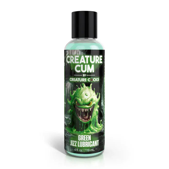 Creature Cum Green Water-Based Lubricant 4oz – body-safe materials | Fu'Cha Exotics