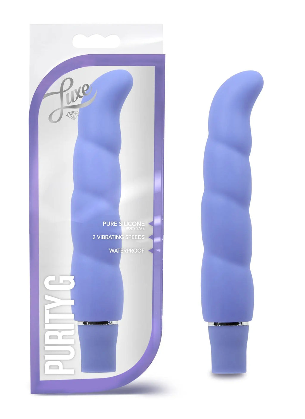 Purity G - Periwinkle – body-safe materials fully waterproof | Fu'Cha Exotics