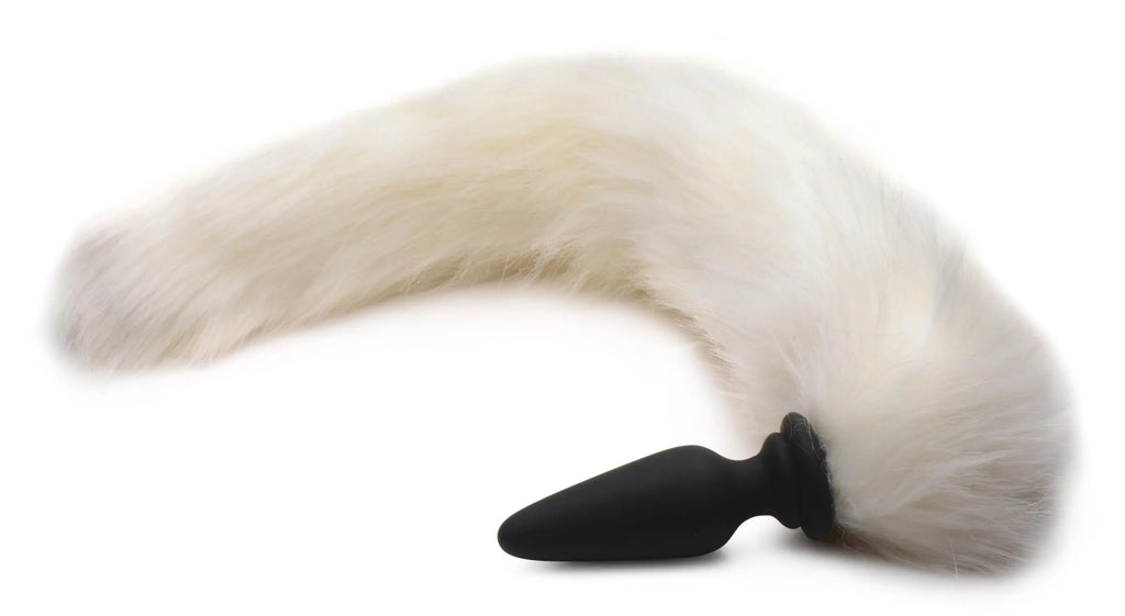 Snap-on Silicone Anal Plug and 3 Interchangeable Tails – body-safe materials | Fu'Cha Exotics