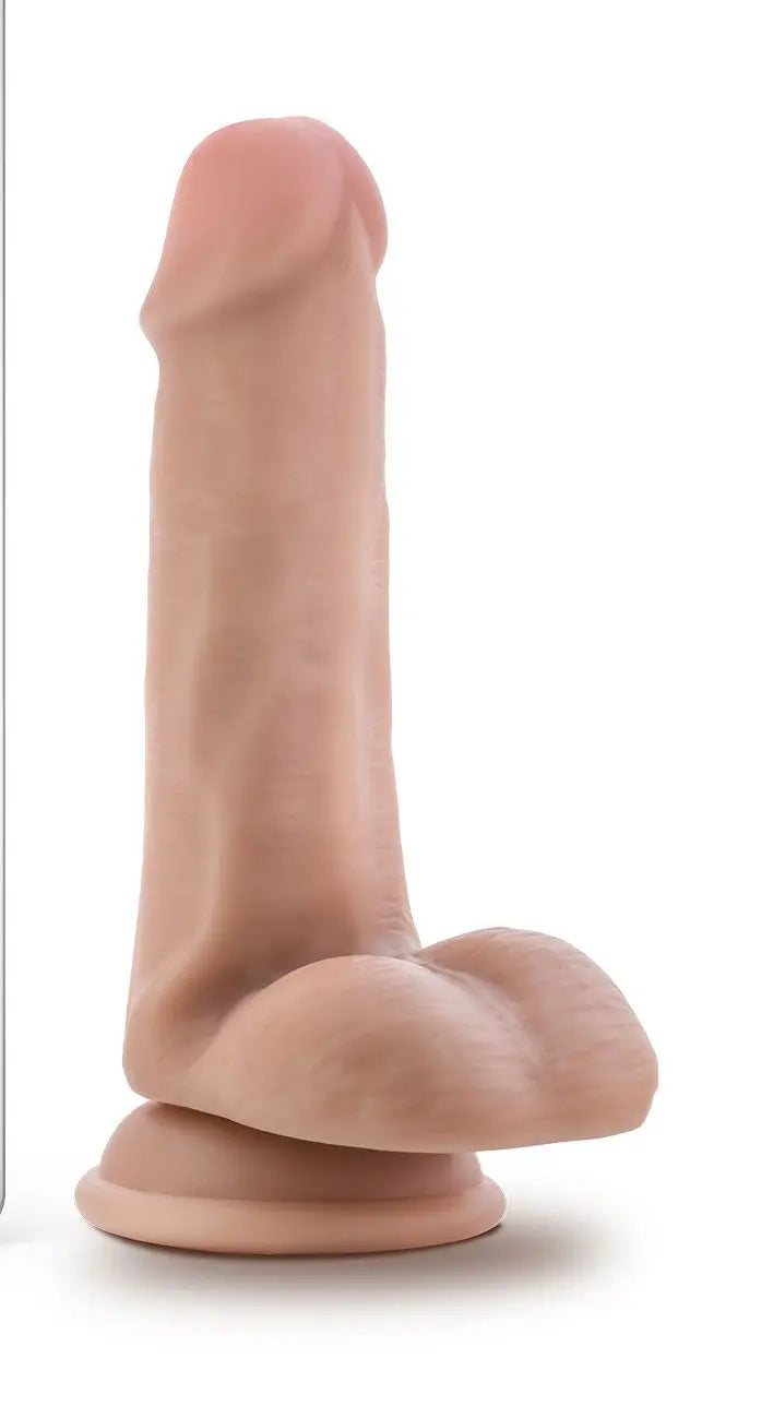 Dr. Skin - Dr. Jeffrey - 6.5 Inch Dildo With Balls - Beige – body-safe materials | Fu'Cha Exotics