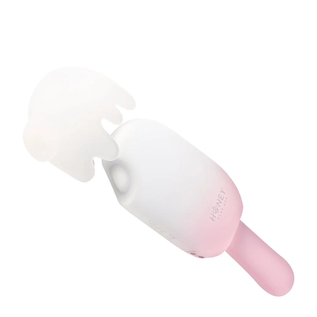 Bite Me Cream Pop Stimulator - Pink – body-safe materials | Fu'Cha Exotics