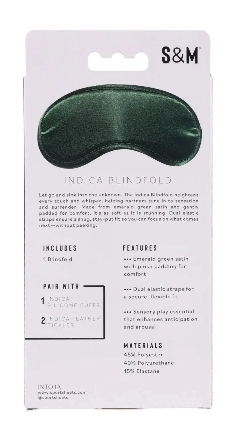 Indica Blindfold - Green – soft-satin | Fu'Cha Exotics
