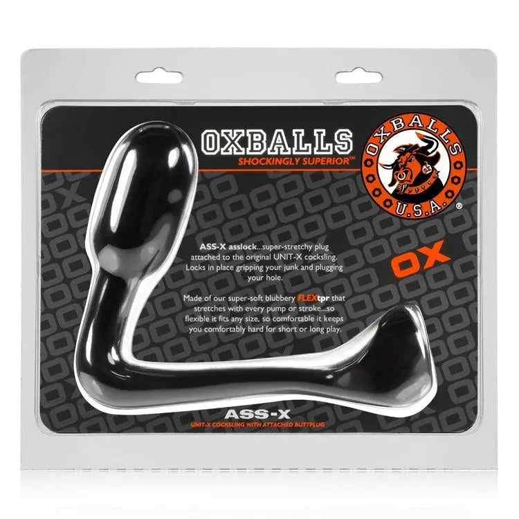 Ass X Asslock Atomic Jock - Black – body-safe materials | Fu'Cha Exotics
