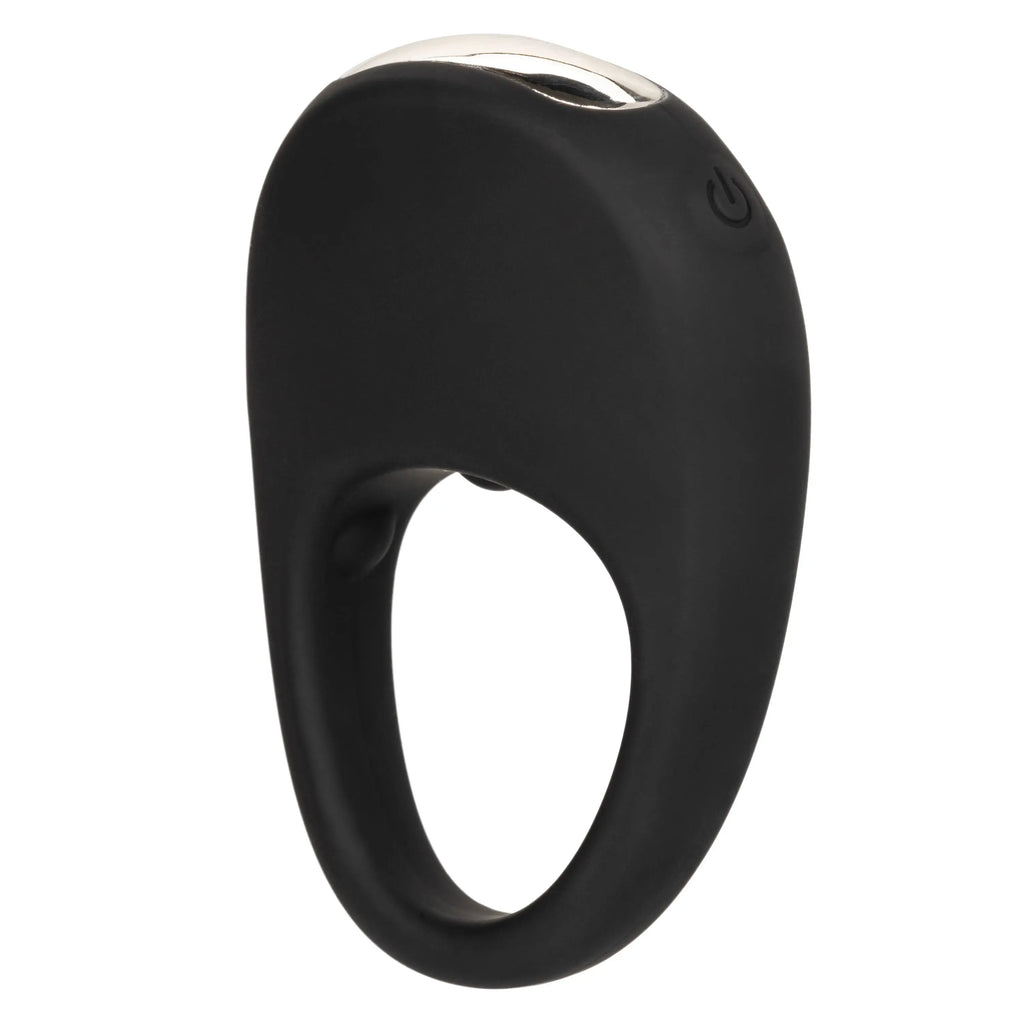 Silicone Rechargeable Pleasure Ring - Black - Black – body-safe materials | Fu'Cha Exotics